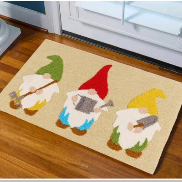 Spring Home Collection Hand Hooked Seasonal Accent Rug 22”x38”